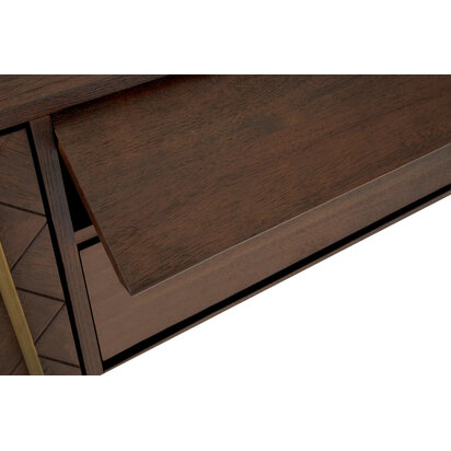 Brando Acacia Wood Effect Media Unit