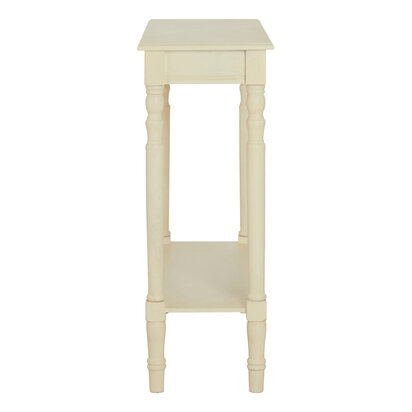 Noreton Ivory Rectangular Wooden Console Table