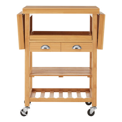 Harlow Bamboo Kitchen Trolley