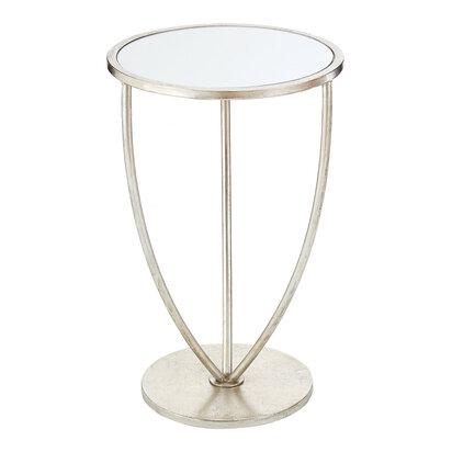 Marcia Silver Finish Side Table