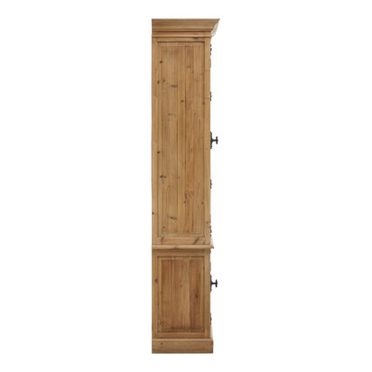 Banten Pine Wood Four Door Tall  Cabinet