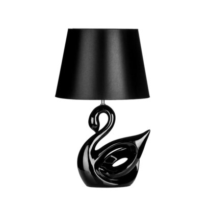 Beth Swan Black Polyresin Table Lamp