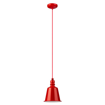Red Pagoda Pendant Light