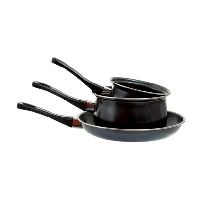 Amos 3Pc Pan Set Black