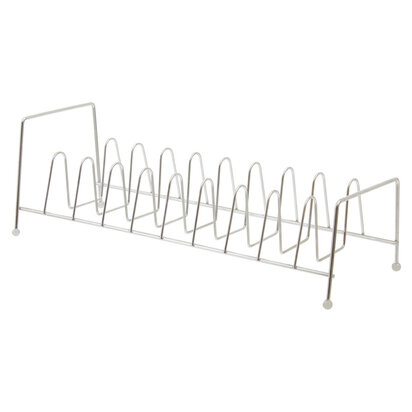 Gio Rectangular Plate Rack Chrome