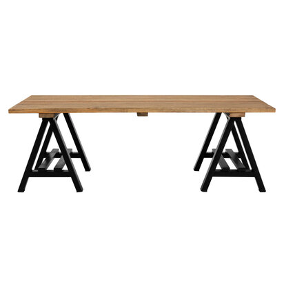 Hampstead Pine Wood And Iron Coffee Table
