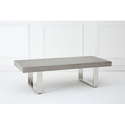 Theoaelle Grey Elm Wood Coffee Table
