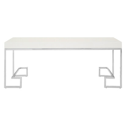 Allure Chrome Angled Legs Coffee Table
