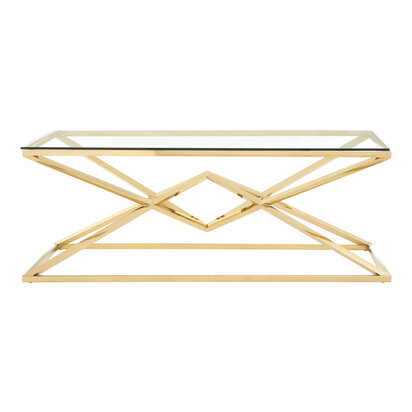 Allure Corseted Champagne Coffee Table
