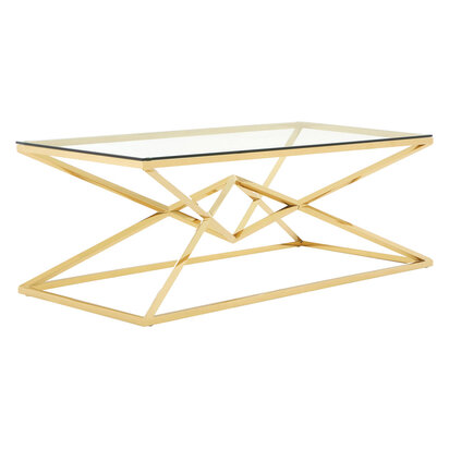 Allure Corseted Champagne Coffee Table