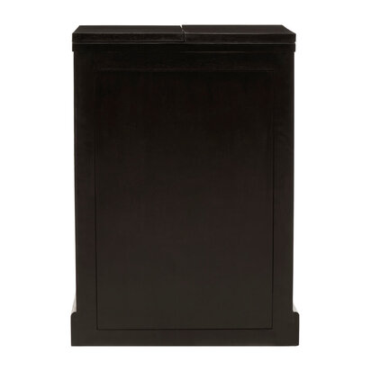 Malta Gold and Black Mango Wood Bar Cabinet