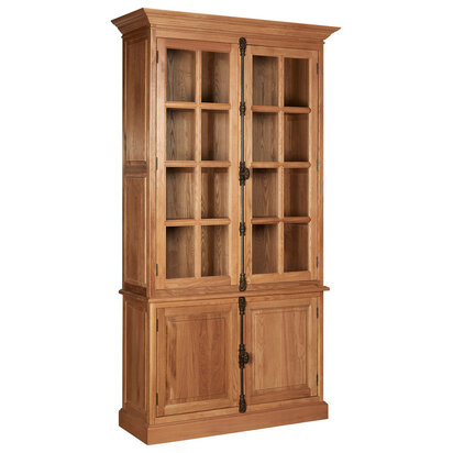 Lyon Natural Oak Wood Tall Cabinet