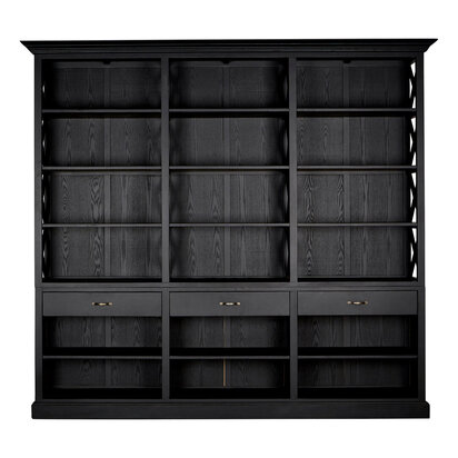 Lyon Black Birchwood Large Cabinet