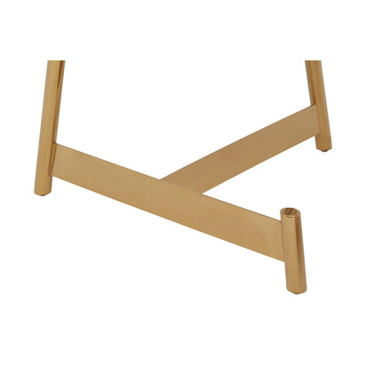 Alvaro Gold Set Of 2 Round Coffee Tables