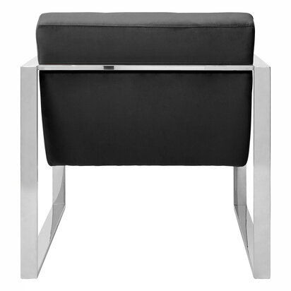 Vioerstead Black Velvet Lounge Chair