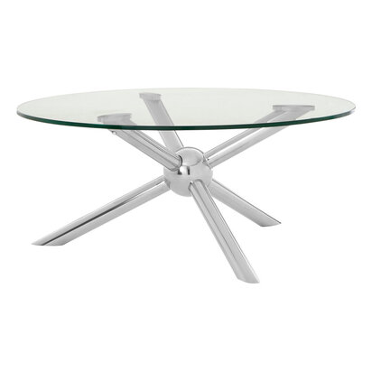 Novo Round Silver Coffee Table