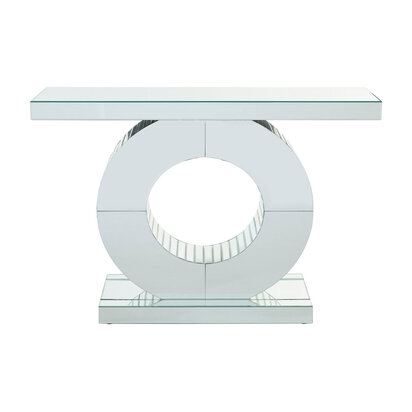 Gianara Mirrored Console Table