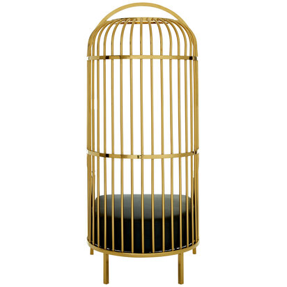 Eliza Gold Finish Dome Cage Chair