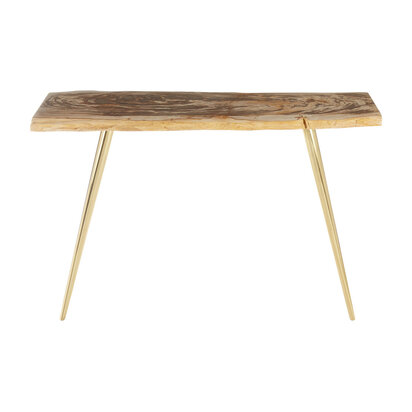 Relic Petrified Wood Console Table