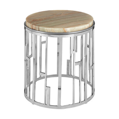 Relic Onyx Stone Side Table