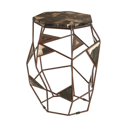 Caliselle Side Table With Asymmetric Frame