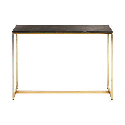Relic Dark Petrified Wood Console Table