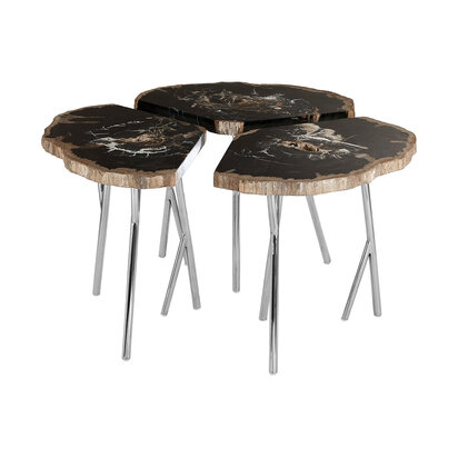 Caliselle Dark Petrified Wood Coffee Table