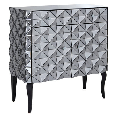 Soho 2 Door Silver Finish Sideboard