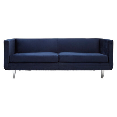 Pinner Navy Velvet 3 Seater Sofa