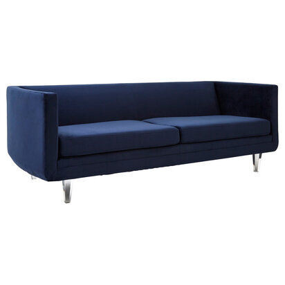 Pinner Navy Velvet 3 Seater Sofa