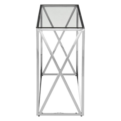 Fenonwell Silver Cross Design Console Table
