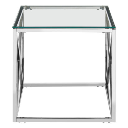 Fenonwell End Table With Cross Base