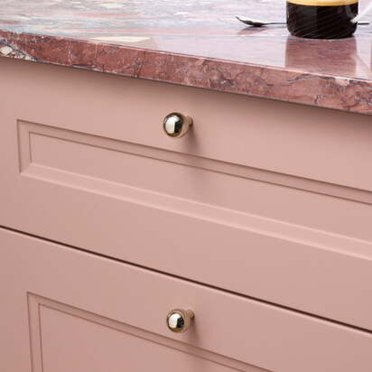 BOBBIN Ball Knob - Polished Nickel - Knob Only