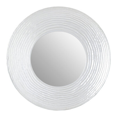 Vereymere Round Wall Mirror with Silver Finish