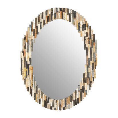 Relic Multi Tile Oval Wall Mirror