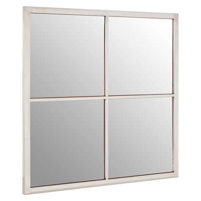 Descrates Square Window Pane Wall Mirror