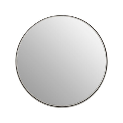 Leonov Small Nickel Finish Wall Mirror