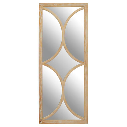Kyra Grey Wash Elm Wood Wall Mirror
