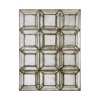 Riza Medium Multi Box Design Wall Mirror