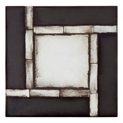 Riza Square And Tiled Design Wall Mirror