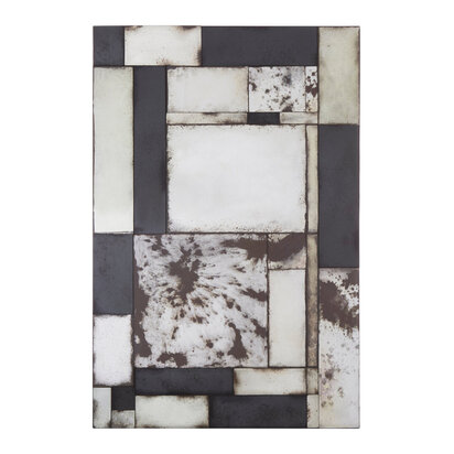Riza Mosaic Asymmetric Wall Mirror