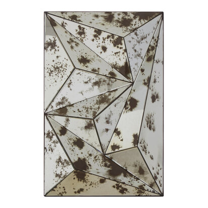 Riza 3D Prism Antique Wall Mirror