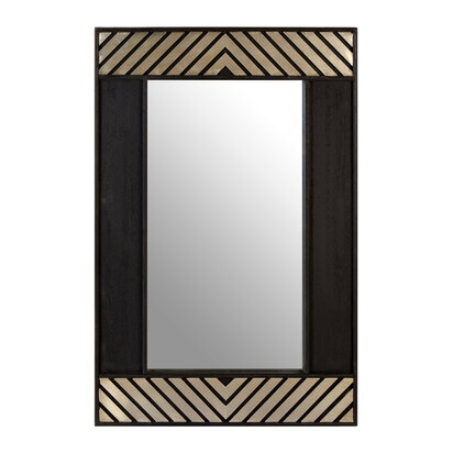 Boho Black Wall Mirror