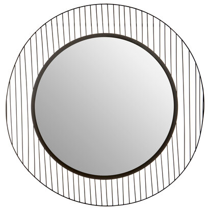 Trento Linear Lines Frame Wall Mirror