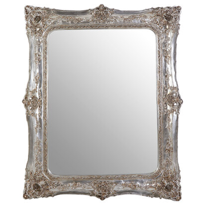 Unaorbrok Champagne Baroque Style Wall Mirror