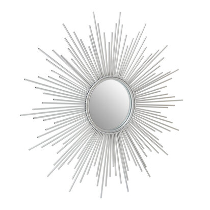 Cristal Silver Finish Wall Mirror