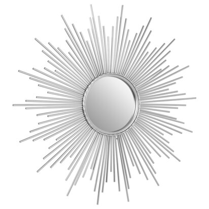 Cristal Silver Finish Wall Mirror