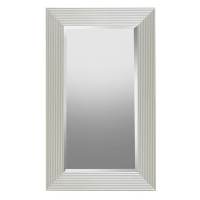 Freisana Bevelled Edge Champagne Silver Wall Mirror