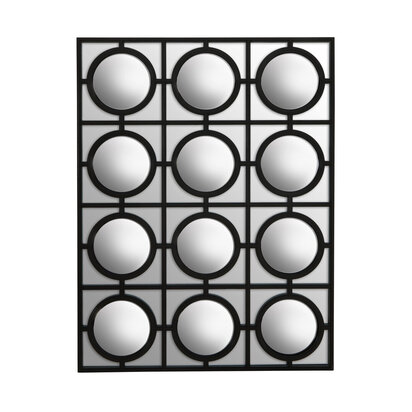 Telese Black Decorative Wall Mirror