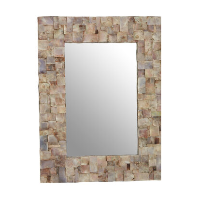 Palu Natural Shell Wall Mirror